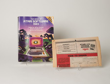 VERY RARE The Book on Atari Computer Software 1983 w/ Atari Mail Order insert