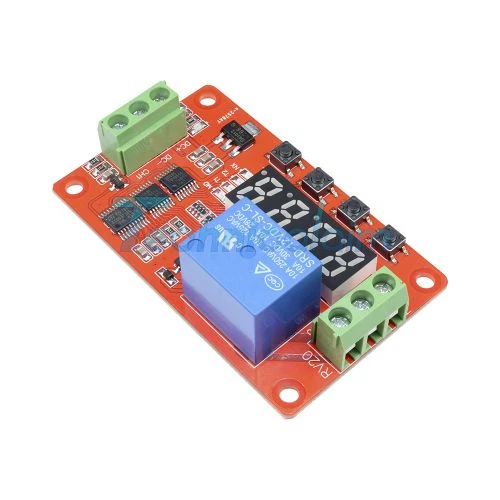 1-100PCS 12V Automation Self-lock PLC Relay Delay Cycle Timer Module 8 Function - Bild 2 von 4