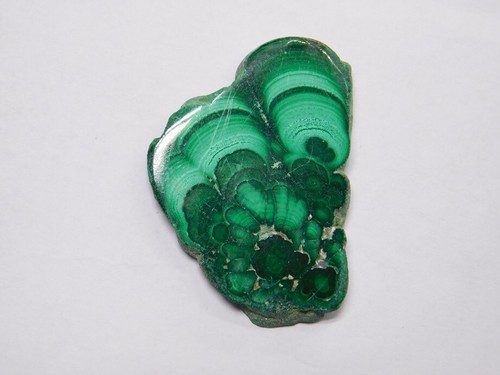 Natural Malachite Slice Cabochon Loose Gemstone For Jewelry 54 Cts. ME-7860 - Picture 3 of 5