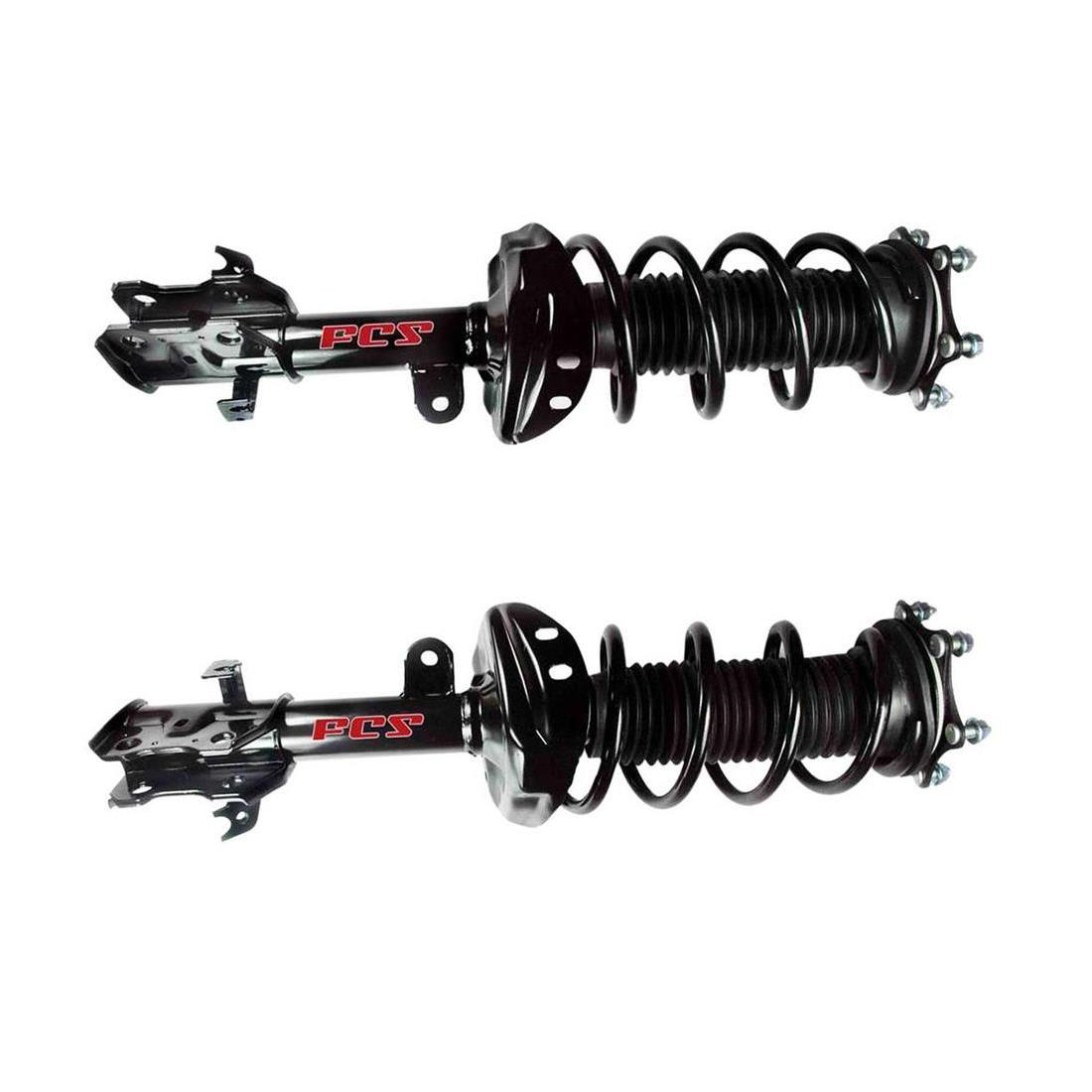 Shock Absorber And Strut Assembly Compatible With 2001-2005 Honda Civic Front, Driver Side Black