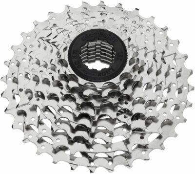 microSHIFT H08 Bicycle Cassette - 8 Speed, 11-28t, Silver, Nickel Plated