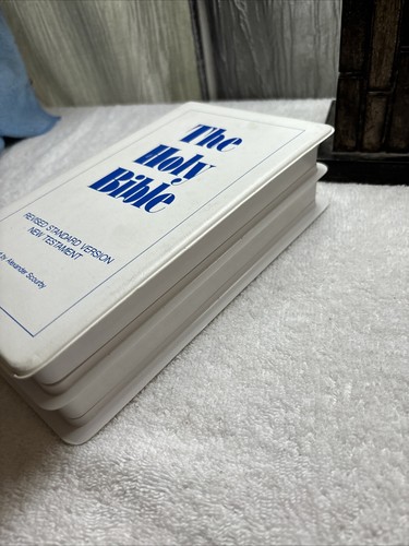 The Holy Bible Revised Standard Version New Testament Cassette Alexander Scourby - Imagen 7 de 9