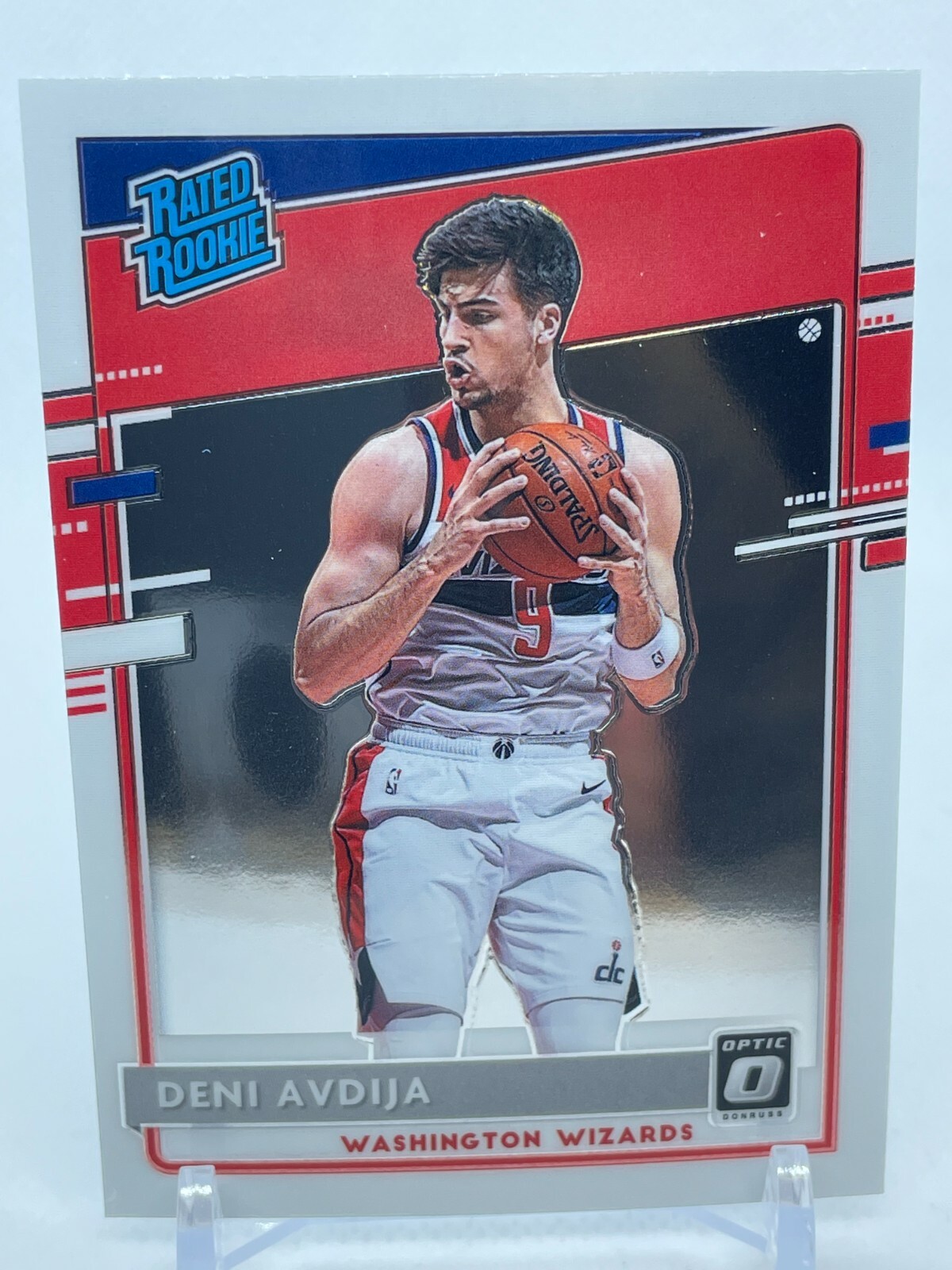 2020-21 Donruss Optic Deni Avdija Rookie Card Base RC 159 Washington Wizards NBA