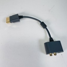 Xbox 360 Video Game Audio Adapter 3rd Party TESTED WORKING