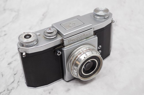 PRAKTIFLEX FX 35 mm TWO cameras One Works - One Parts, 50mm lens, Cases - Picture 7 of 16