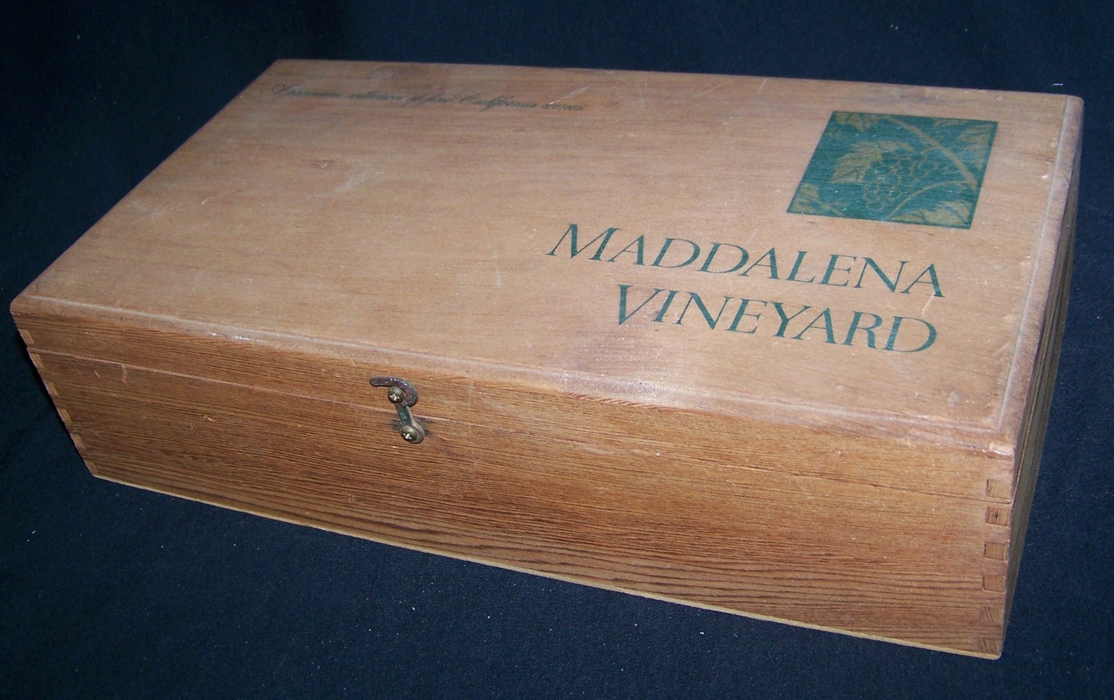 Maddalena Vineyard Wood Wine Bottle Box eBay