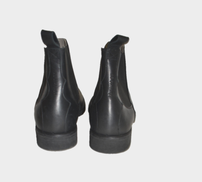 New! AllSaints Black Creed Leather Chelsea Distressed Boots 44 EU 11 US DD339A Creed Suede Chelsea Boots Black | ALLSAINTS main image 4