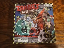 Zombies Keep Out The Game of Zany Zombie Defense NEW Opened Box