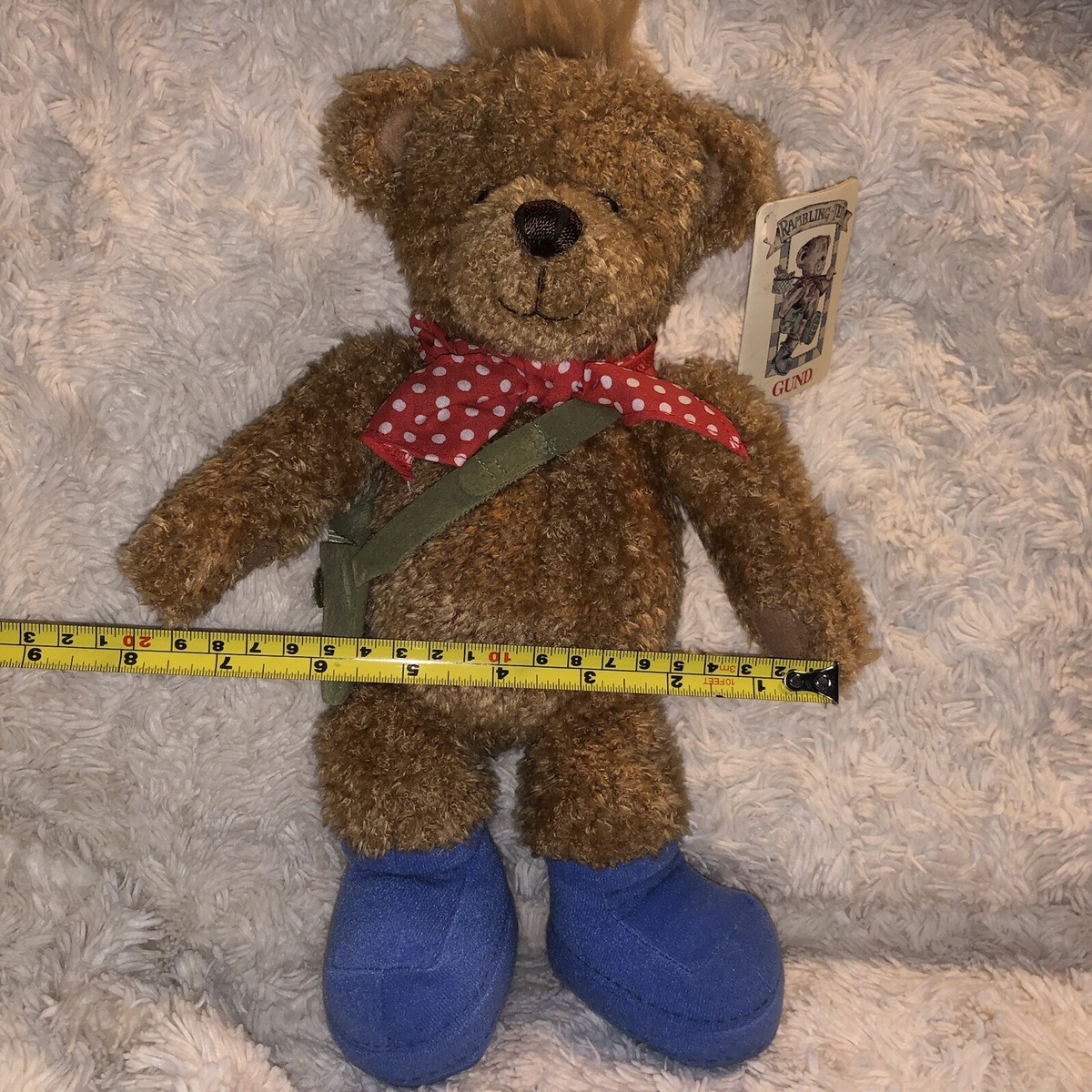 Gund Rambling Ted Rare Teddy Bear Soft Toy - With Original Tag
