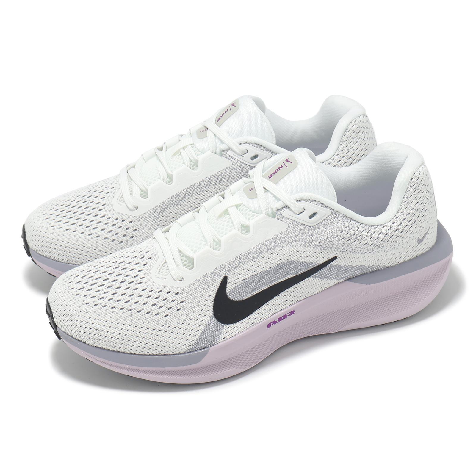 Женские кроссовки Nike Wmns Air Winflo 11 White Cement Grey Bold Berry FJ9510-104