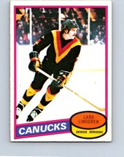 HOCKEY CARD O-PEE-CHEE 1980 VANCOUVER CANUCKS LARS LINDGREN ROOKIE NO441    
