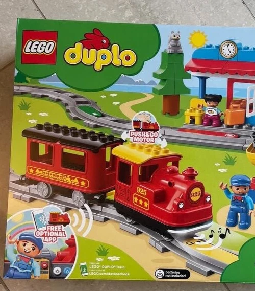 Lego Duplo 10874 Steam Train Remote Control Building Blocks Building Set 59 Pcs - Image 3 of 4