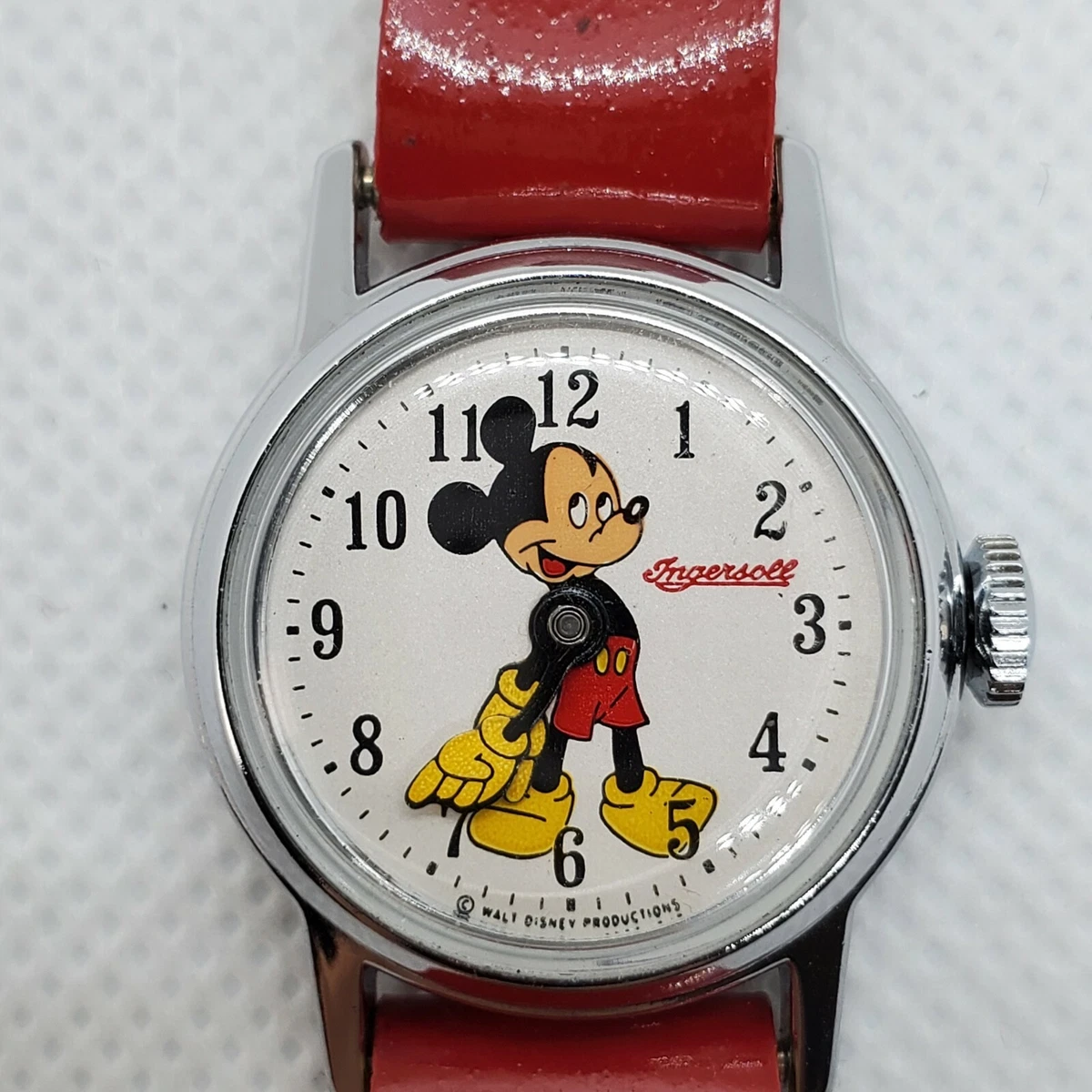 Vintage ingersoll 2025 mickey mouse watch