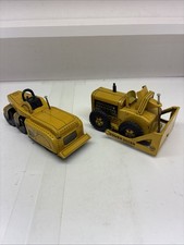 Line Mar Toys Japan Marx . Power Dozer  Road Roller Tin Friction Toys.
