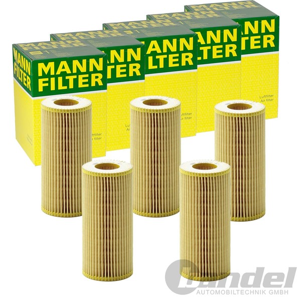 5X Mann-Filter HU 721/2 X ÖLfilter MIT Dichtung Filtereinsatz 5-STÜCK!-image