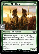MTG Chance-Met Elves Lord of the Rings Common Creature Elf Warrior NM