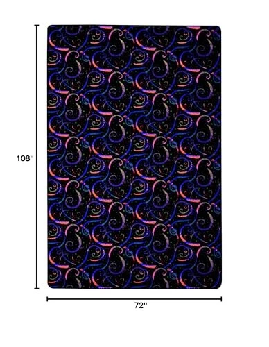 Alfombra Dynamo 6 pies x 9 pies en color fluorescente Foto 3 de 3