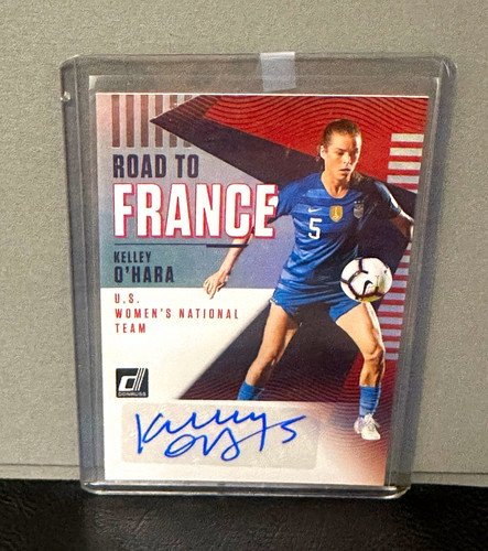Panini 2018-19 Donruss Soccer Road to France Kelley O'Hara Auto RF-KOH