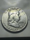 1953-D Franklin Half Dollar-50c U.S. Coin-90% Silver