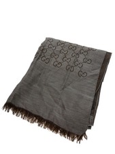 Authentic Gucci Men's Wool Scarf Color Brown 46 x 182 from Japan Fashion