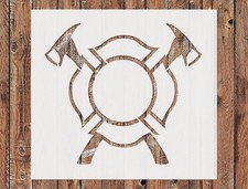 Reusable Fire Department Stencil Template for Wall Art  DIY Crafts - StencilAir