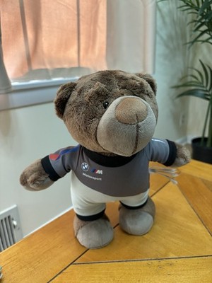 Original BMW M Motorsport Teddy Bava Bear Plush Toy Cuddly Toy Brown