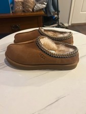 UGG Tasman II Chestnut Suede Slippers Women s Size 11 NEW