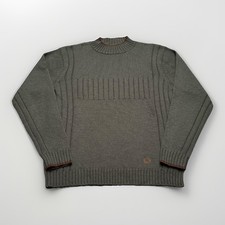 Maglione Fred Perry uomo vintage taglia XL lana/acrilico #H3-47