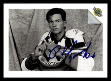 Philippe Boucher 1991 Ultimate Draft #82 Buffalo Sabres AUTO HAND SIGNED