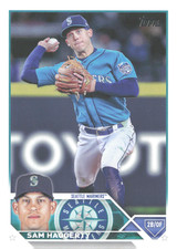 2023 Topps Update Series Sam Haggerty #US230 Mariners
