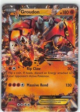 Groudon EX 85/160 Holo EX Rare Primal Clash Pokemon DMG Murayama