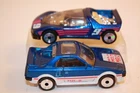 Two (2) Vintage 1982-1986 Matchbox Laser Wheels PEUGEOT QUASAR / TOYOTA MR-2