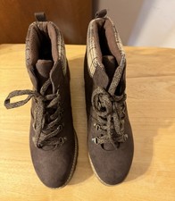 Sonoma Tigerfish Brown Lace-Up Women's Hiking Boots NIB ??