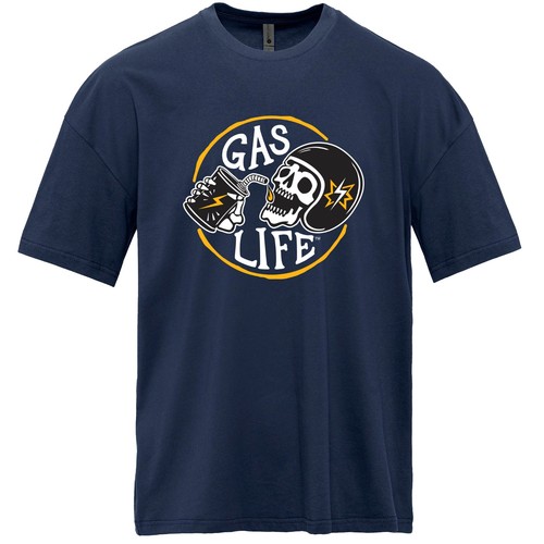 Gas Life® Gold Ring T-Shirt - for Truck Lowrider Van Garage Culture