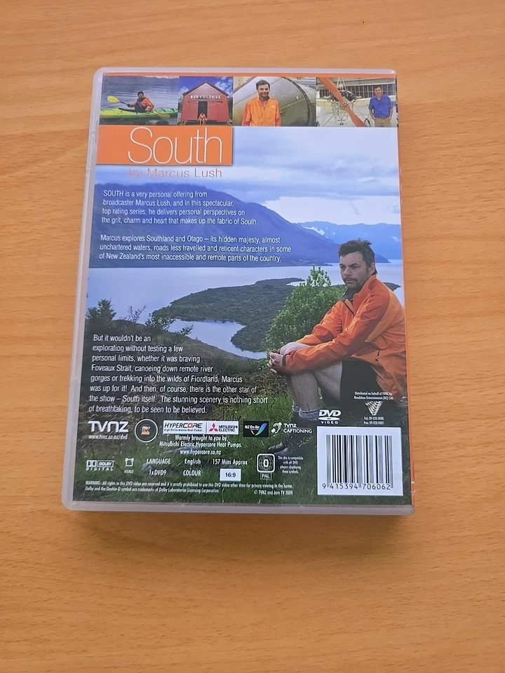 South region 4 DVD (NZ New Zealand travel documentary) ~ThriftingFindsAU~ - image 2 of 3