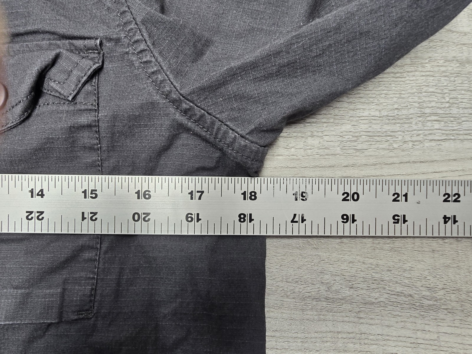 Vuori Ripstop Jacket Small Gray Ripstop Shacket C… - image 8