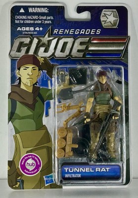GI Joe Renegades 30th Anniversary Tunnel Rat Infiltrator 3.75  Figure Brand New