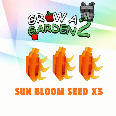 #ad CHEAPEST 🔥Grow a Garden 2 🔥 SUN BLOOM SEED X3 ETc🔥 VIA MAIL BOX FAST DELIVERY $7.00