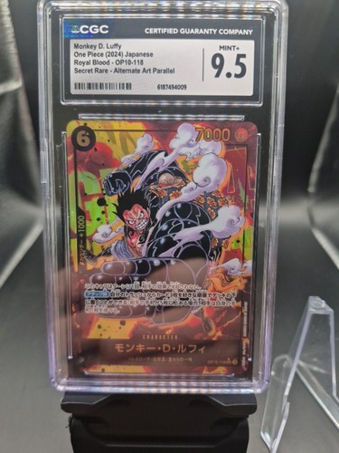 Monkey.D.Luffy (Parallel) graded CGC 9.5 for sale on eBay