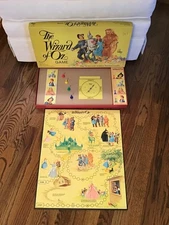 Vintage 1974 Wizard Of Oz Board Game Complete UNused Cards Cadaco