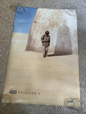 STAR WARS EPISODE I - 1999 Original DS 27x40 ADVANCE Rolled Poster Version A