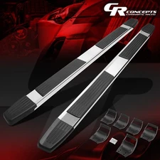 PAIR 6" STAINLESS RUNNING BOARD STEP BAR FOR 2015-2024 F150/250/350 CREW CAB