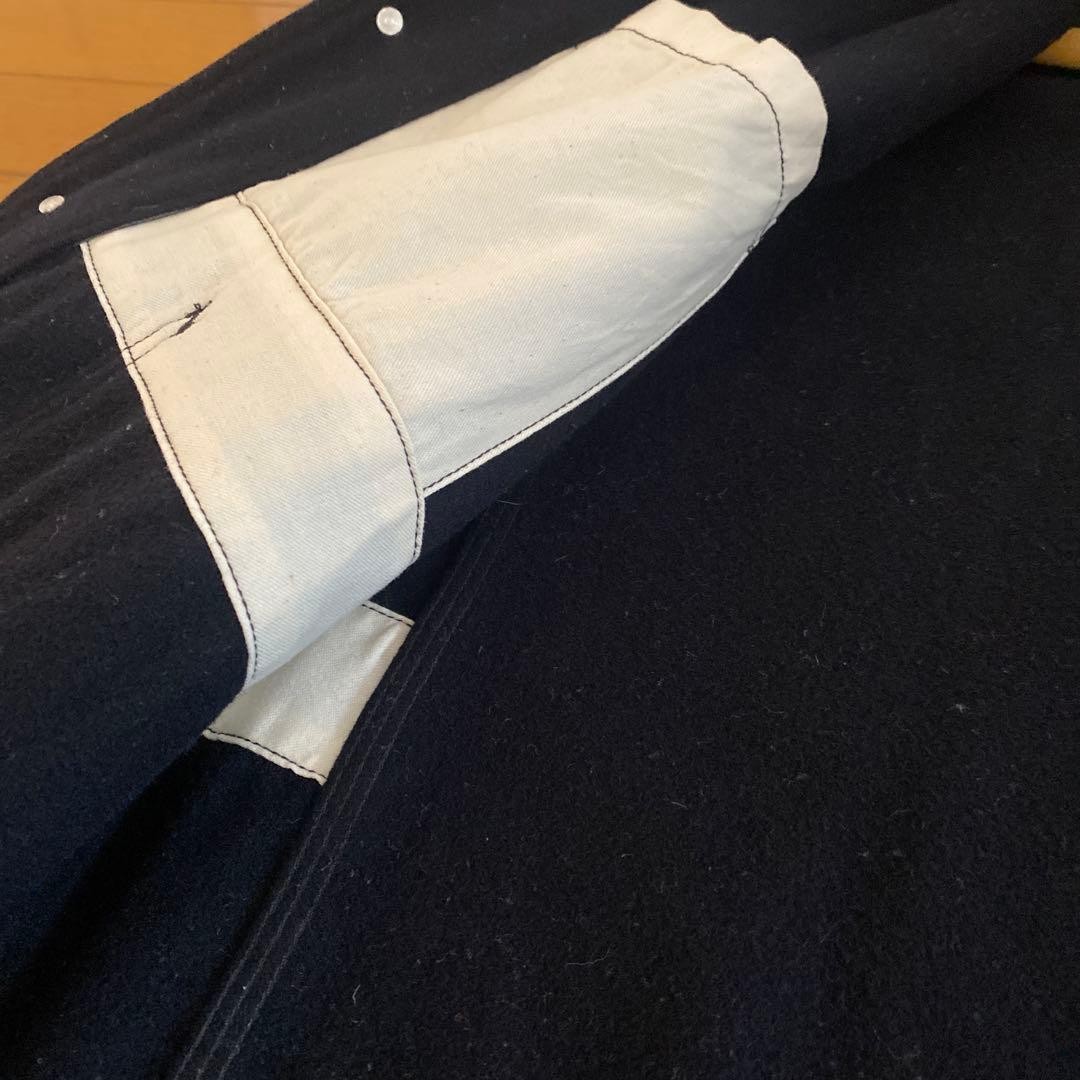 Engineered Garments Navy Wool Coverall S Made in … - image 8