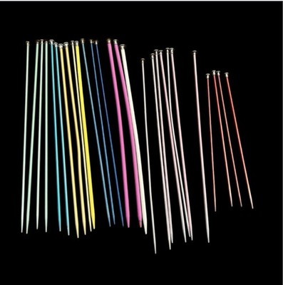 Set Of 54 Vintage Knitting Needles Boye Susan Bates Hero Unbranded Metal Plastic