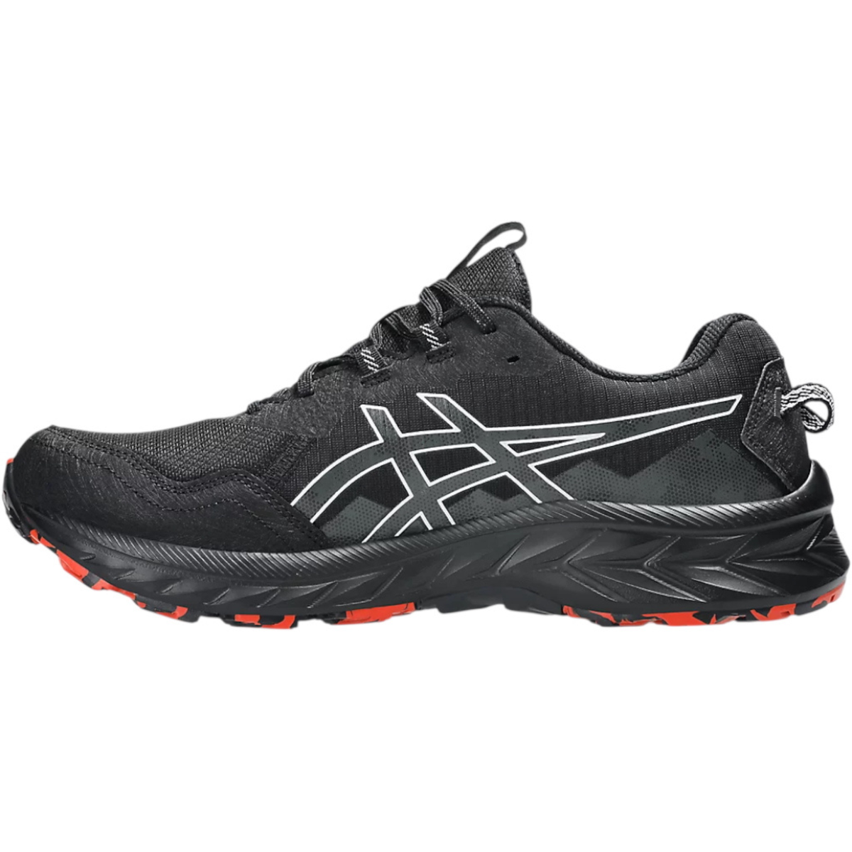 Asics GEL-Venture 10 Men Trail Running Shoe Black Lake Grey Red US