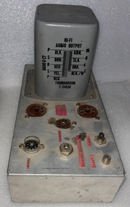 Thordarson T-54834 Hi-Fi Audio Output Transformer & EL34 Tube Amp Chassis