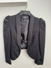 H M Women s Puff Sleeve Blazer EUR 34 UK Size 6
