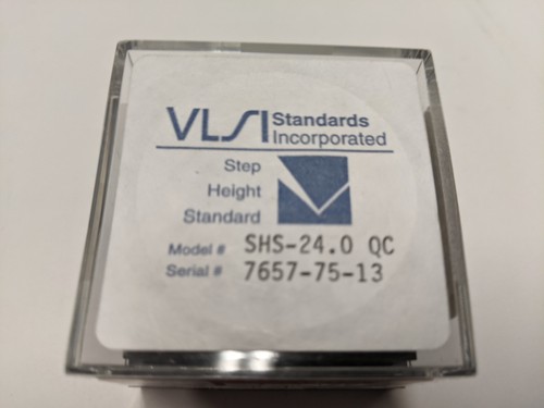 VLSI SHS-24.0 QC Step Height Standard 24 µm Quartz Calibration Block
