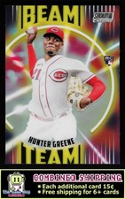 2022 Stadium Club Chrome Beam Team #BT-11 Hunter Greene Cincinnati Reds