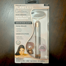 New Finishing Touch Flawless Contour Vibrating Facial Roller/Massager.